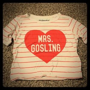 Mrs gosling crop top